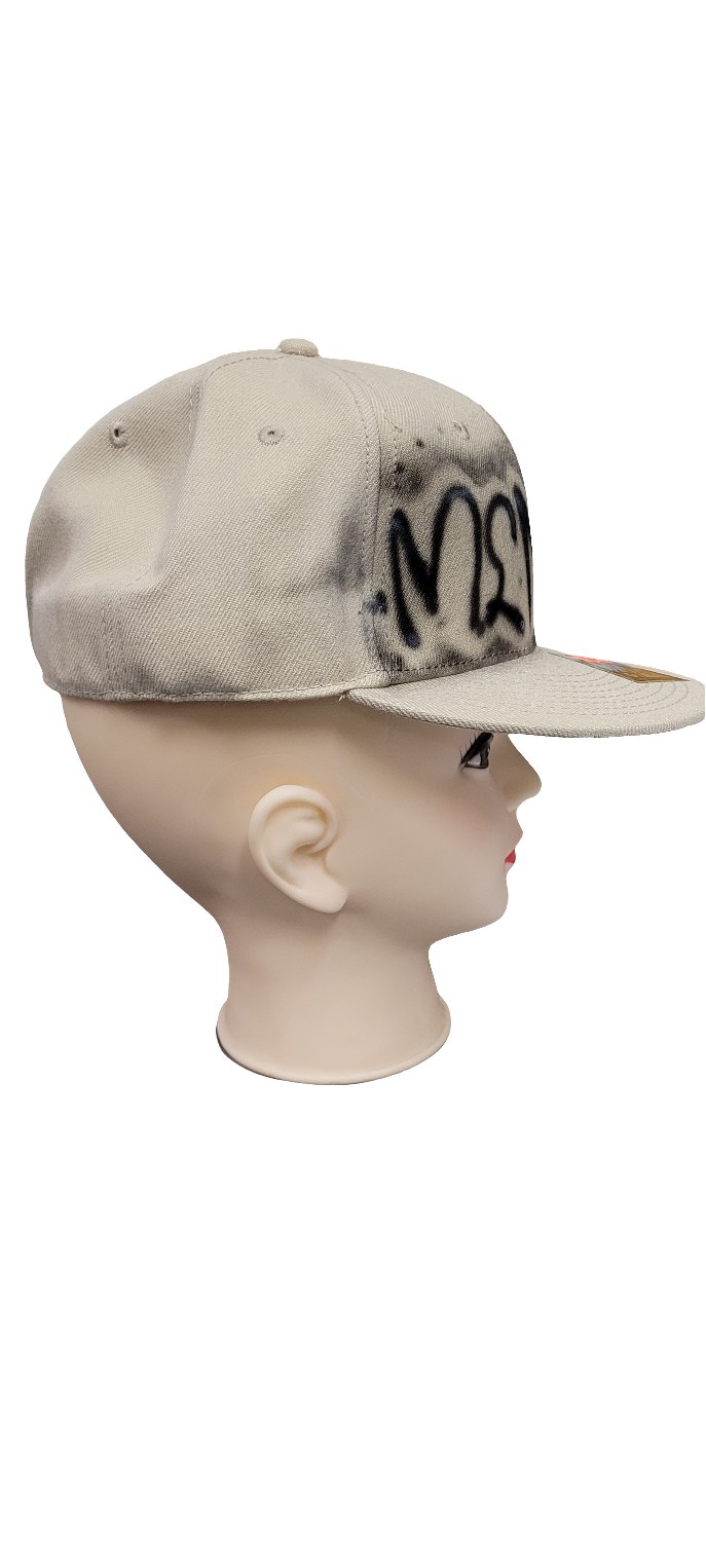 Custom Mendo Airbrushed Fitted Hat