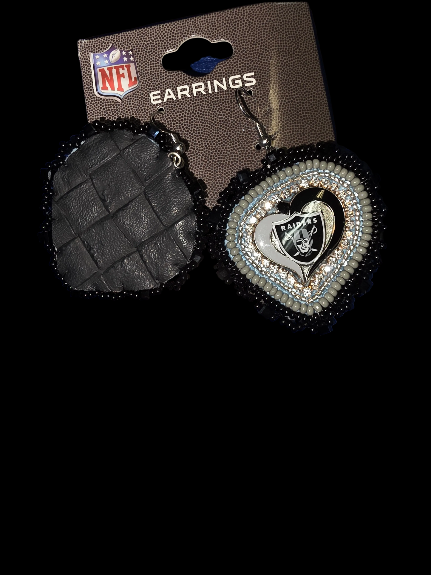 Raiders earrings