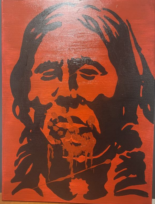 Custom acrylic Sitting Bull