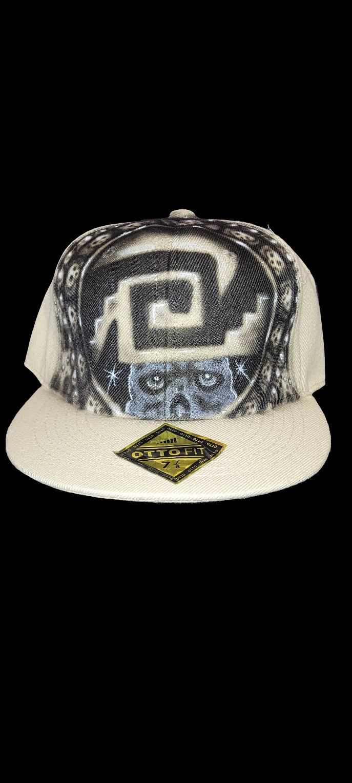 Custom Airbrushed Aztec symbol
