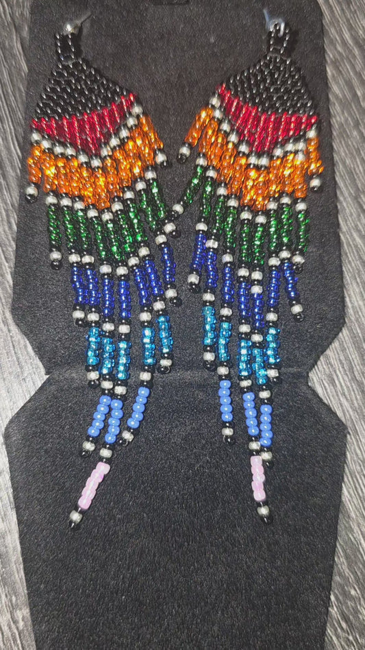 Custom beaded earrings