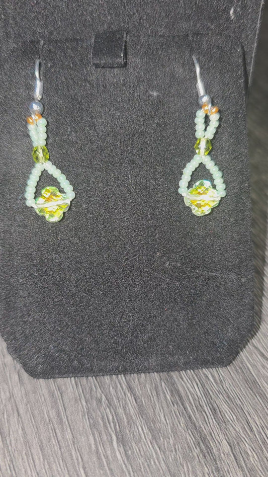 Custom crystal earrings