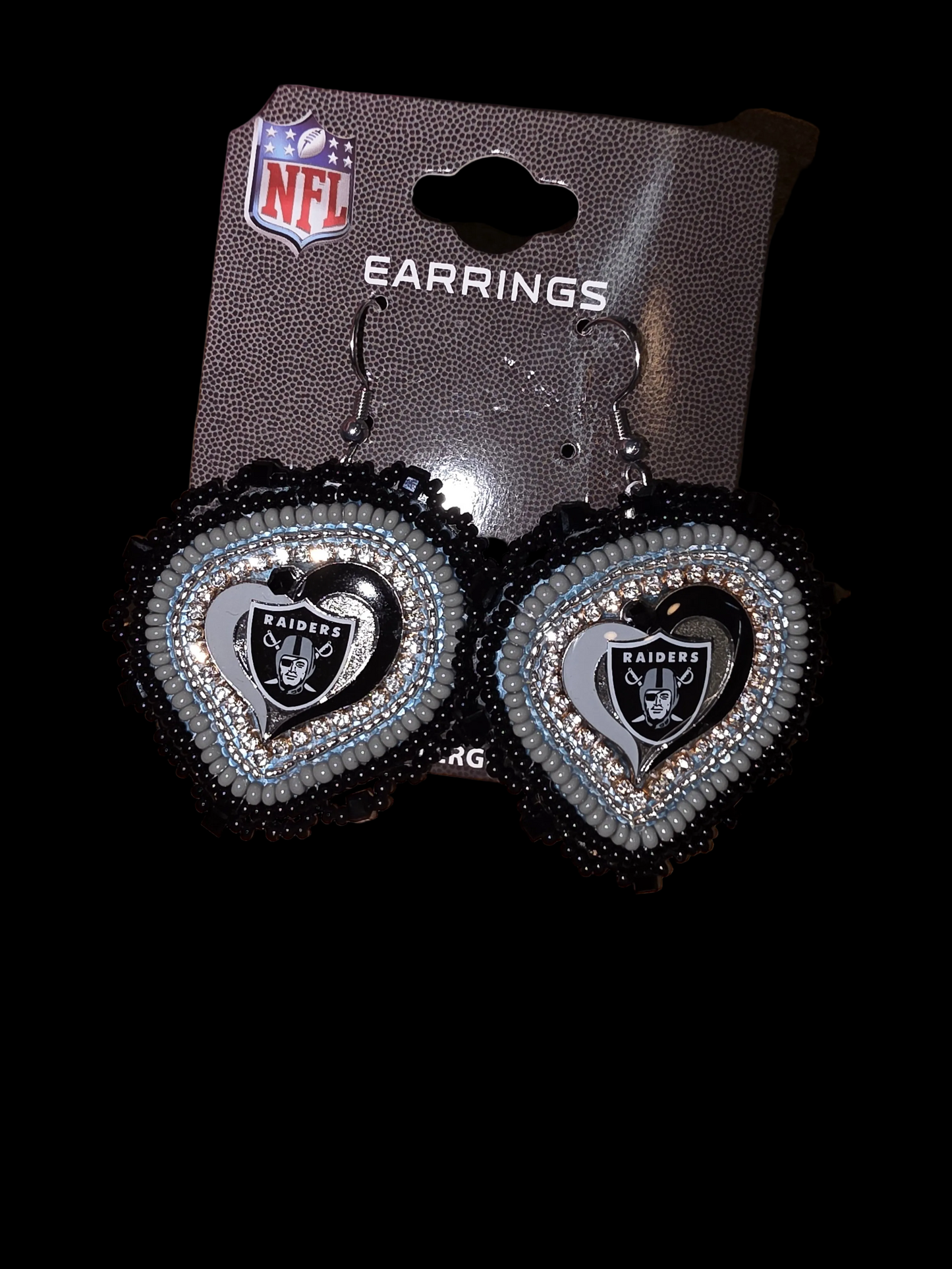Raiders earrings