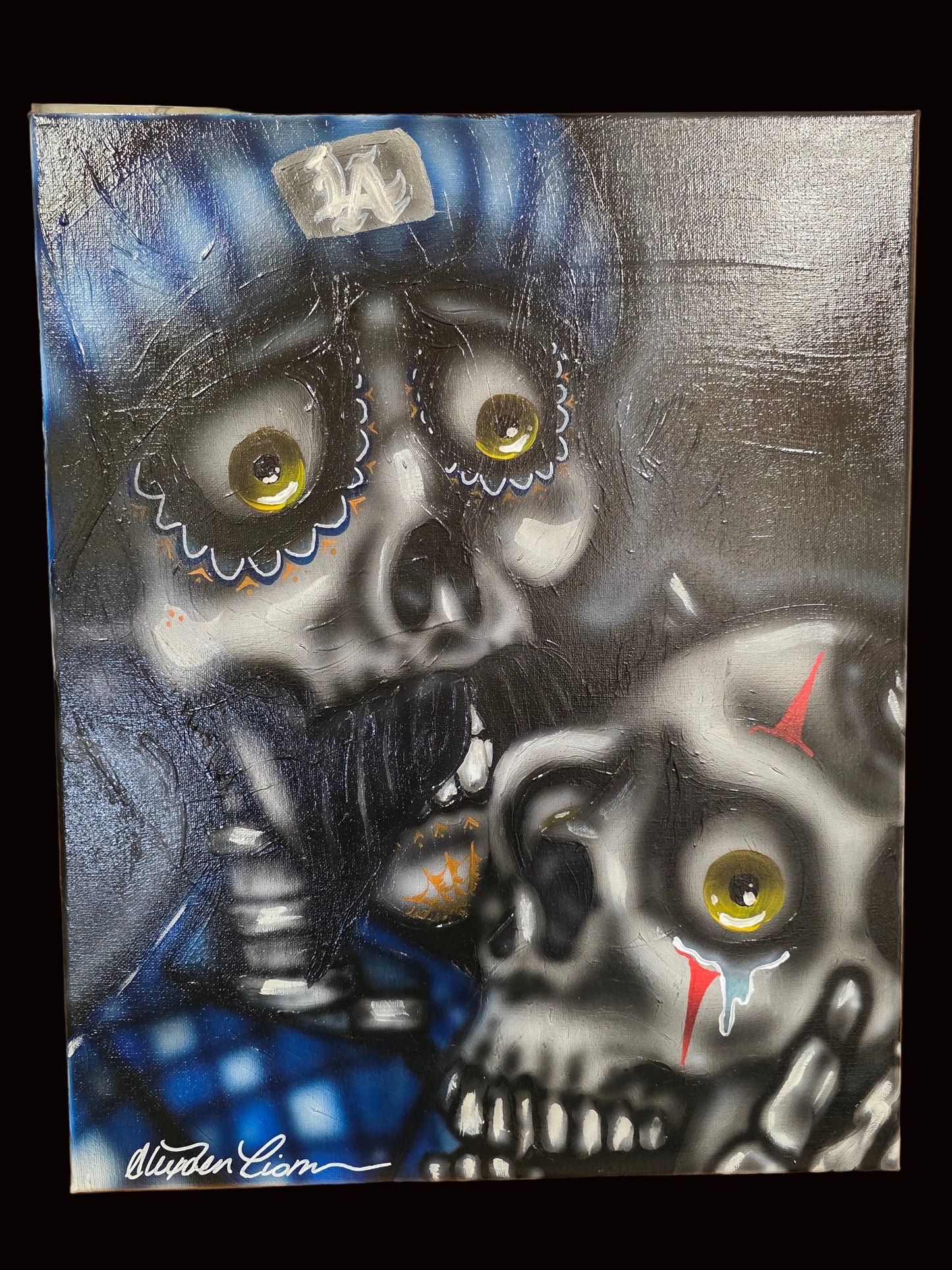 Hand painted canvas