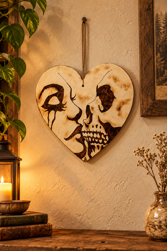 Wood burned