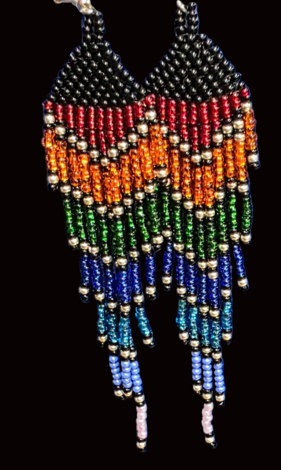 Custom beaded earrings