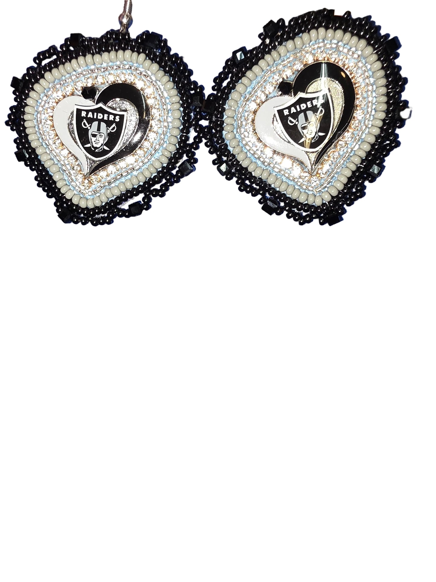 Raiders earrings