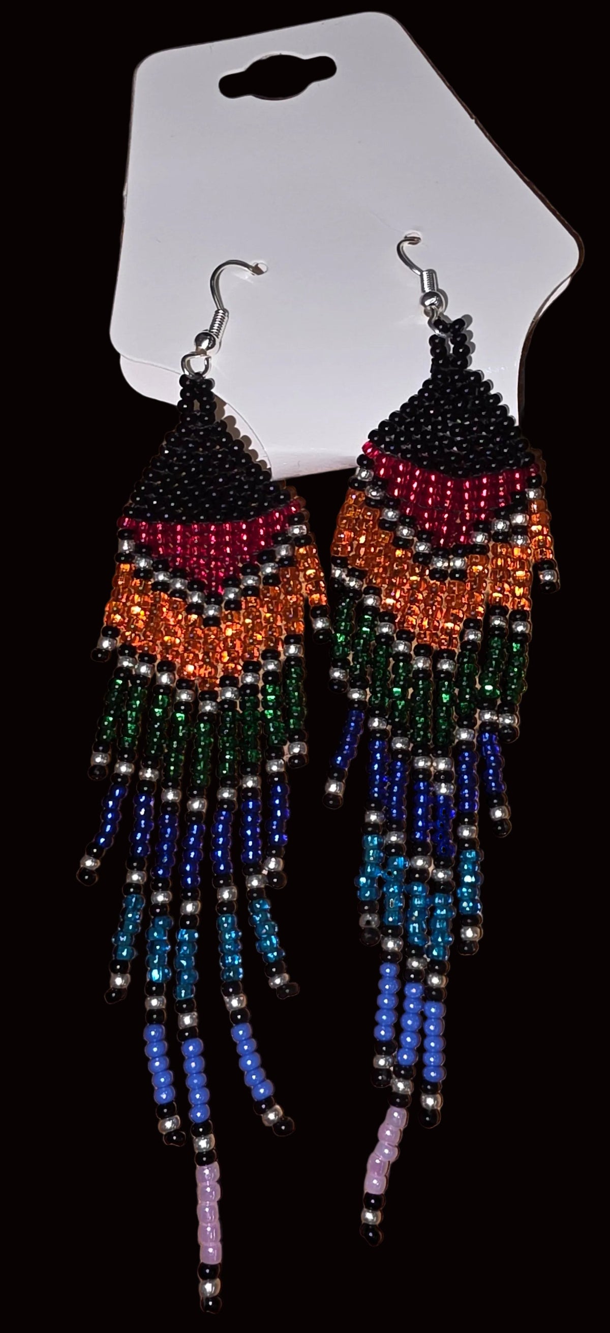 Custom beaded earrings